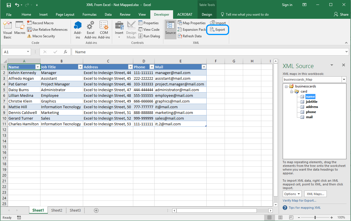 import xml into excel 2016 mac