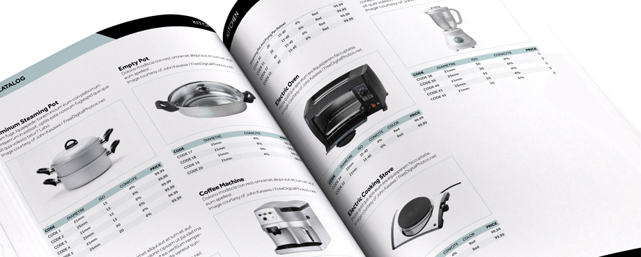 Free Product Catalog Template from pagination.com