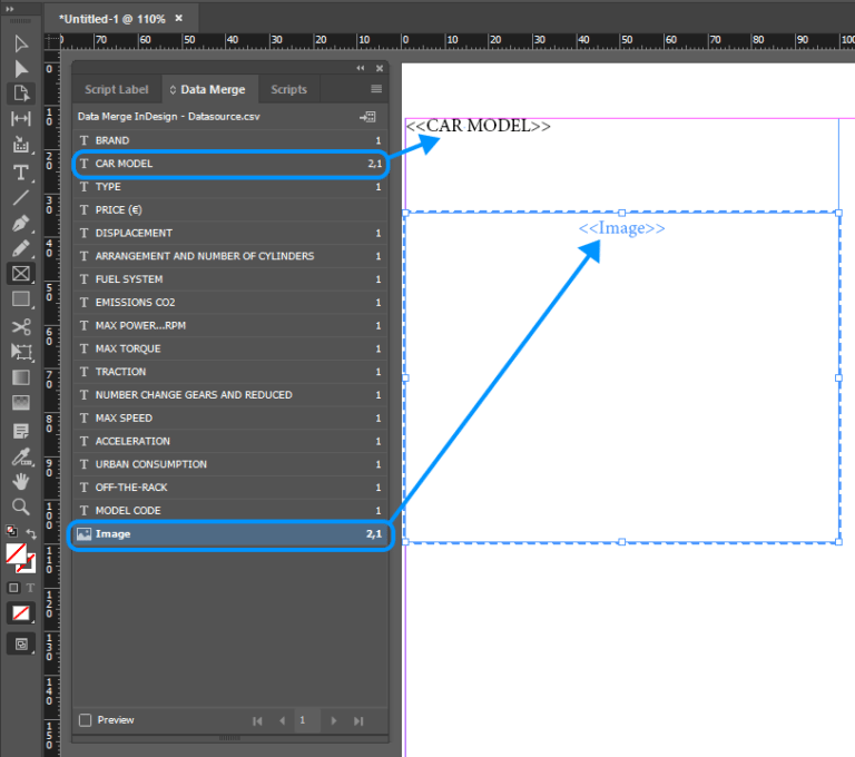 indesign data merge image link partial path