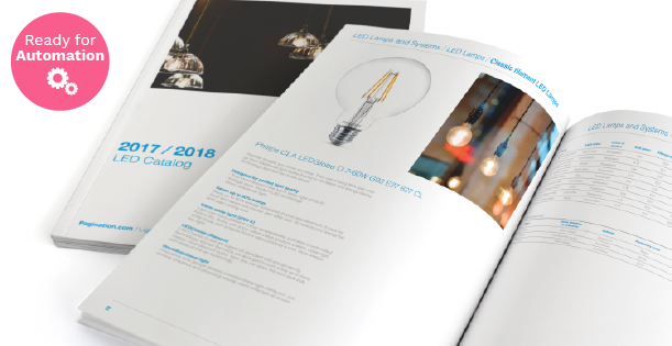 Image of a Led Catalog Design Template