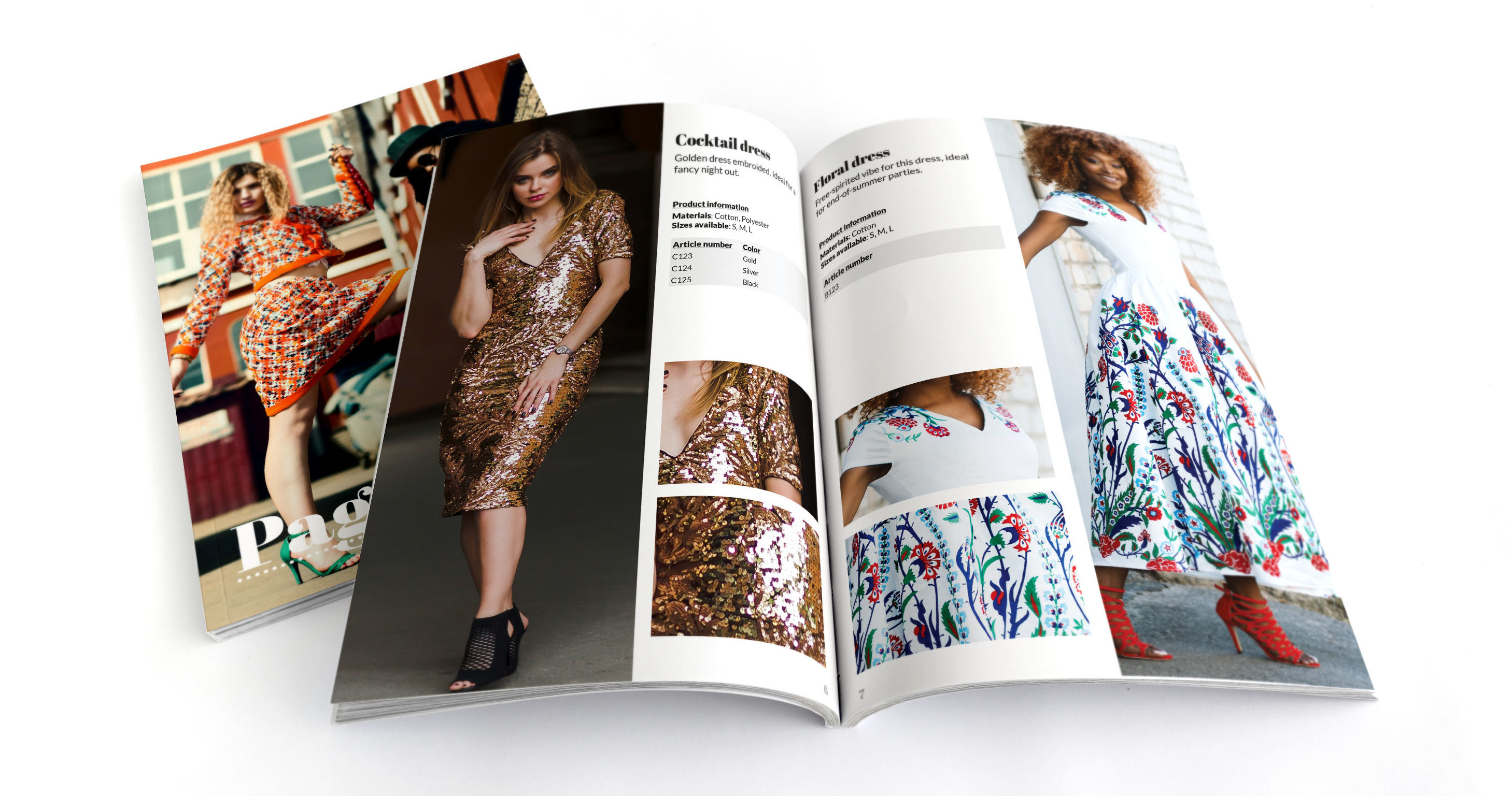 Clothing Catalog Template - Free download in Adobe InDesign format