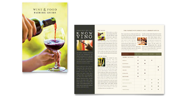 Image of a half fold brochure