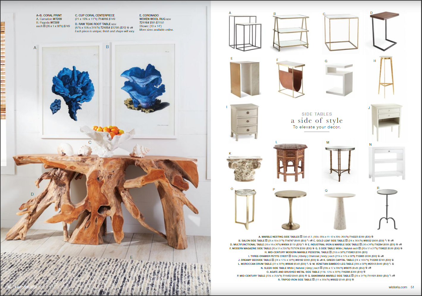 Home Decor Catalogs - A selection of 10 real catalogs of different brands