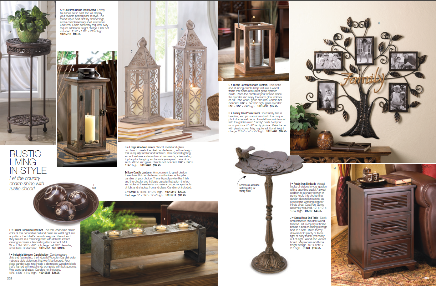 Home Decor Catalogs - A selection of 10 real catalogs of different brands