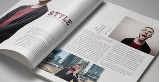 indd magazine template download