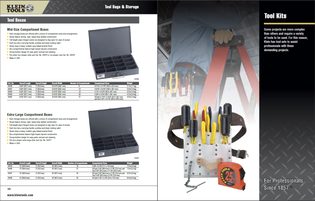 Tool Catalogs - A list of real catalogs to get inspiration for your project