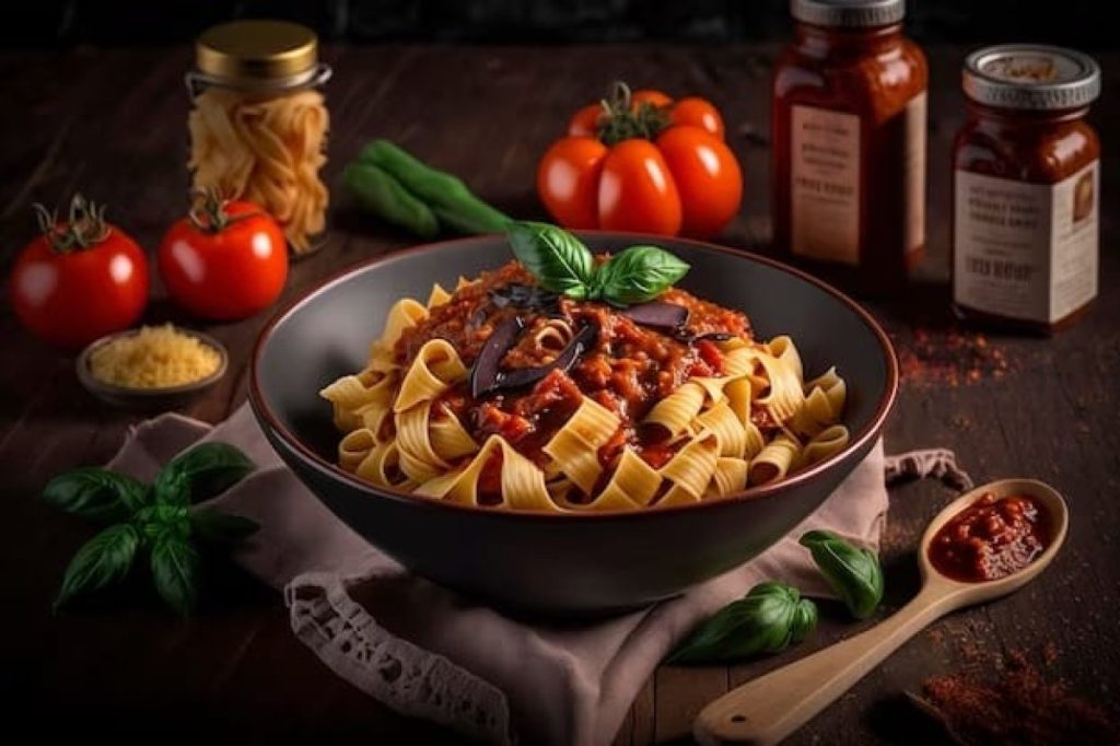 plat de pasta italienne
