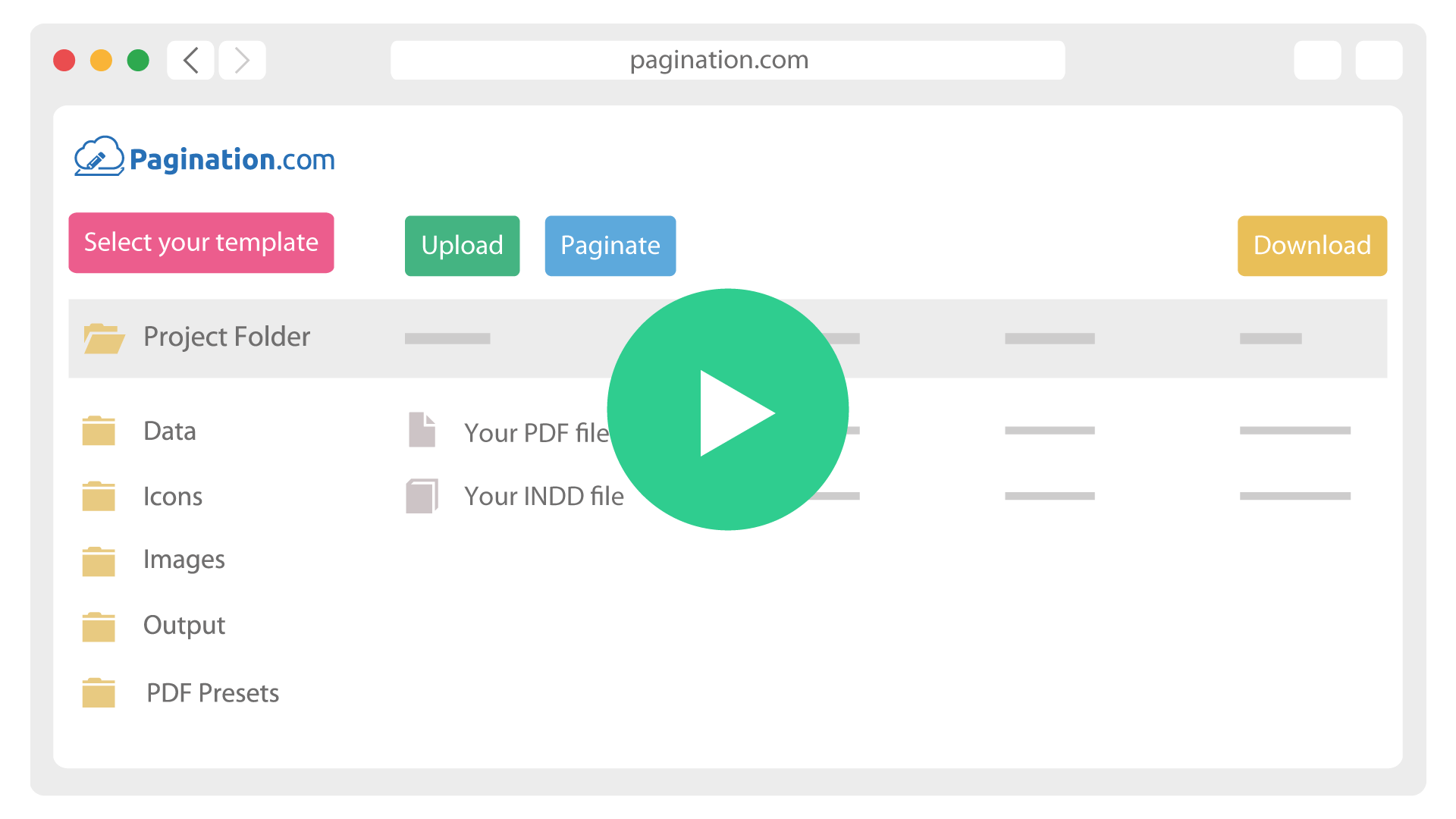 Watch how Pagination generates a catalog